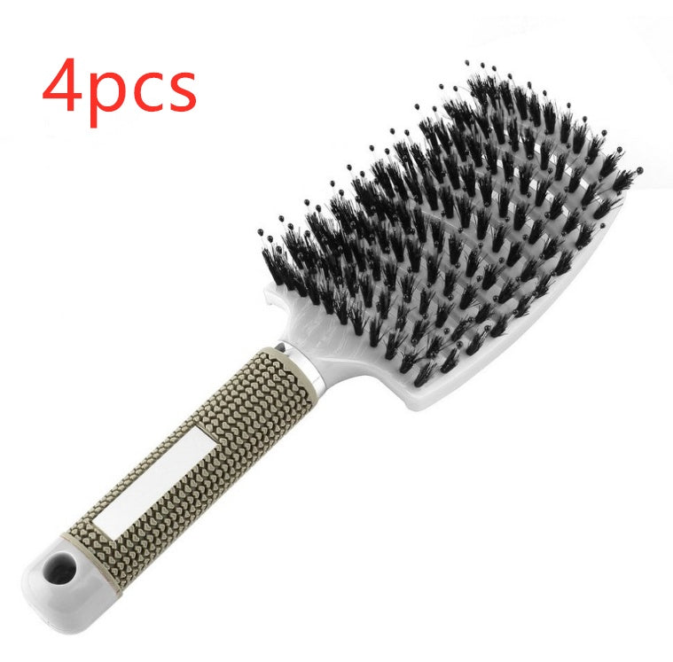 Hairbrush Anti Kit Brushy Women Detangler Hair Brush Bristle Nylon Scalp Massage Teaser Hair Brush Comb Hairbrush Anti Kit Brushy Women Detangler Hair Brush Bristle Nylon Scalp Massage Teaser Hair Brush Comb